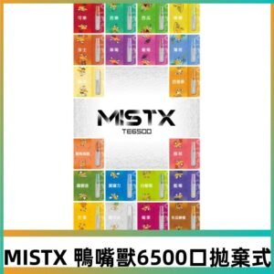 MIST X 鴨嘴獸6500口拋棄式電子煙#台灣現貨#